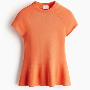 H&M Orange Short Sleeve Women's Tee